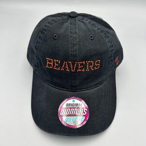 NWT Vintage Womens Oregon State Beavers OSU Zephyr Sequins Black